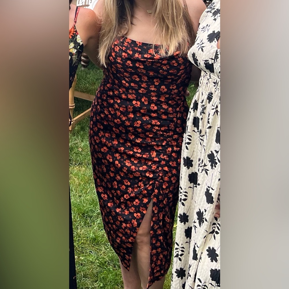 Anthropologie Asymmetrical Midi Dress in size 6 petite
